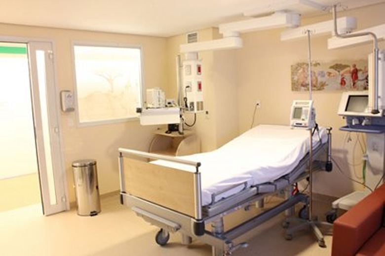 UTI - HIS - Hospital Infantil Sabará, em Higienópolis, SP, reforma da GS Construção Civil & Hospitalar