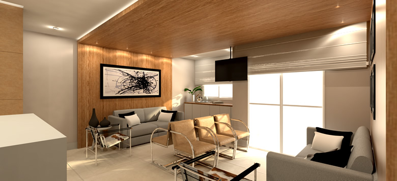 Projeto de reforma do Consultório de Oftalmologia em SP, executado pela GS Construção