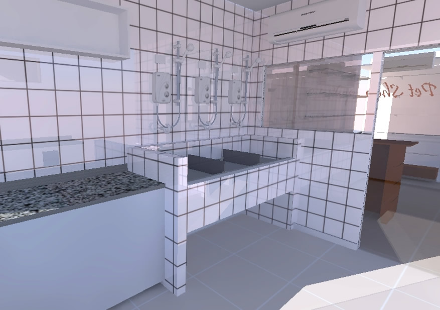 Posto de Enfermagem - Hospital Infantil Sabará, em Higienópolis, SP, reforma da GS Construção Civil & Hospitalar